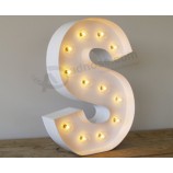 рекламный шрифт light metal led 3d letters