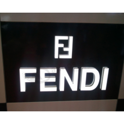 Nuovo design acrilico led channel letter sign board