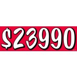 Wholesale customized best quality car static sign with good price and your logo