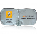 Promozione parasole in nylon quadrato anteriore auto personalizzato