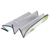 Factory Customized logo printing car front PE bubble sunshade