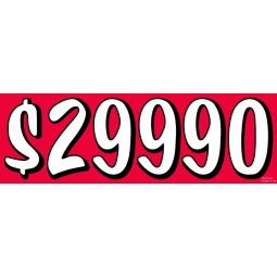 Best price car windshield sign for custom with no min order with high quality and any size
