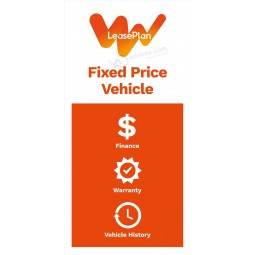 Customized good price car windshield sign without min order with high quality and any size