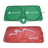 Car front printing windscreen sunshade nylon front sunshade