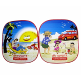 Groothandel auto voorkant nylon zijruit cartoon auto zonnescherm