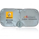 Hete verkoop voorruit logo ontwerp auto nylon zonnescherm