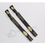 Atacado evento personalizado china tecido pulseira fabricante
