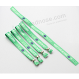 Polyester Label Custom Concert Woven Thread Wristband Cheap