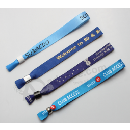 Personalize Custom Party Polyester Wristband For Sale