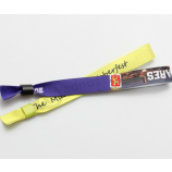 Eco Friendly Custom Design Textile Wristband Wholesale