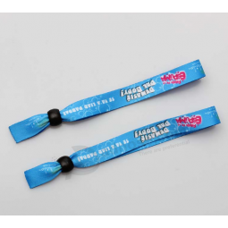 печатный дешевый пользовательский голубой браслет для продажи