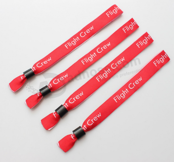 Personalize Party Color Fabric Wristband For Event