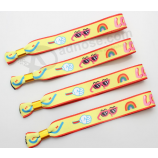 Aangepaste gele mooie ster event polsbandje tool lanyard
