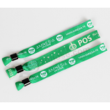 Alta qualidade tecido personalizado tecido pulseira de tecido