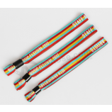 Wholesale Custom Festival Woven Braided Fabric Bracelet