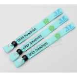 Alta qualidade de baixo custo tecido personalizado pulseira tecida