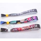 Luminous wristband made of 100% eco-friendly polyester material
