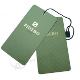 Fashion logo printed luxury paper hang tag