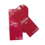 Offset printing oil paper folded hang tag for sale