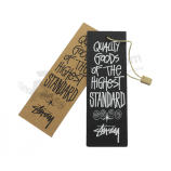 Best selling kraft paper printing jeans hang tag