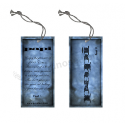 BenuTzerdefinierTe Logo Kleidung Tag QuasTe Papier Hang-Tag miT Zeichenfolge