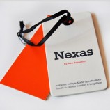 Tag de pendurar roupas de papel personalizado de alTa qualidade