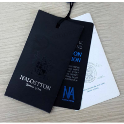 Goedkope prijs papier hang Tag voor kleding