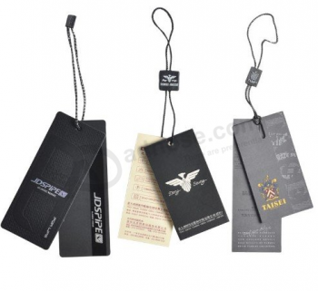 Logo Printed Paper Garment Hang Tags With String