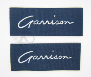 High quality garment standard woven neck collar label