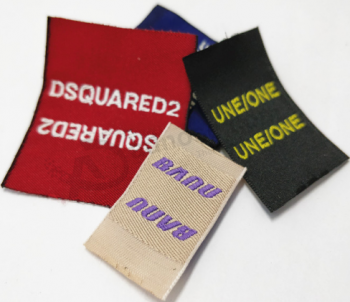 Fabrieks-cusTom logo geweven labels voor kleding