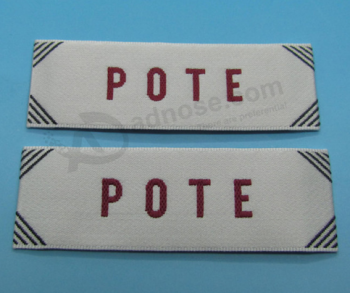 Fashion polyester woven clothing label maker