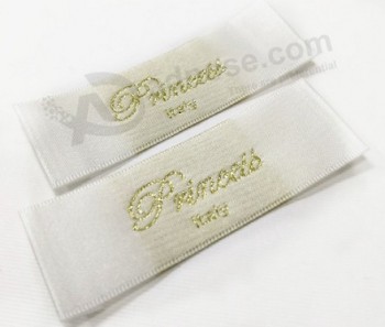 China supplier woven satin label main clothes label