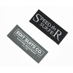 High Quality End Fold Woven Clothing Label