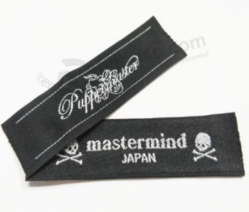 Garments polyester labels standard neck woven label