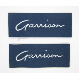 New designs sew on brand logo woven labels