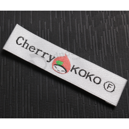 High density woven label wholesale woven labels for clothing