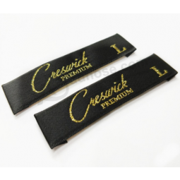 Handmade fashion woven clothing labels for sale