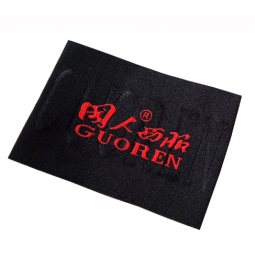 Personalized direct iron on woven labels custom