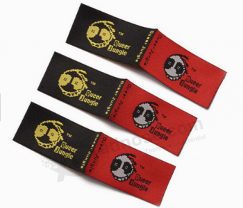 Double faced adhesive tape woven labels for clothing