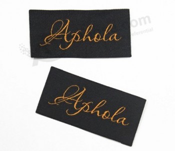 Wholesale fashion embroidery custom woven label supplier