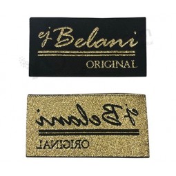 Goedkoop grooThandel geweven kledingsTuk hoofdkleding label