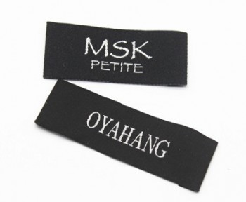 Custom made clothing brand main labels for garment