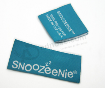 Fashion custom woven clothing neck labels for garment