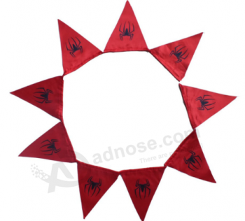 Super quality non-toxic triangle bunting flag custom with high quality and any size