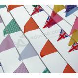 Hot sale different styles bunting string flags with high quality and any size