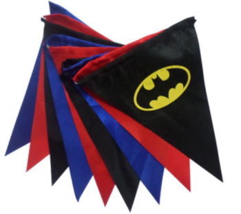 China manufacturer outdoor decorative pennant triangle flags