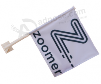 Custom Size Printed Plastic Pole Car Window Flag