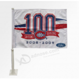Decorative Side Window Clips Car Flag with Pole