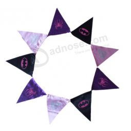 Hot sale polyester fabric flags bunting for party