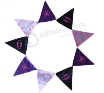 Hot sale polyester fabric flags bunting for party